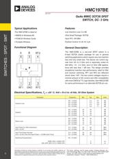 HMC197BE 数据规格书 1