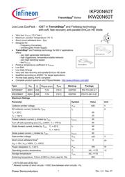 IKP20N60TXKSA1 datasheet.datasheet_page 1