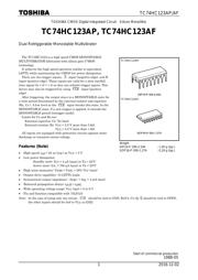 TC74HC123AF(NEW,F) datasheet.datasheet_page 1