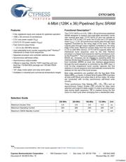 CY7C1347G-166BZXI datasheet.datasheet_page 1