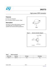 2N3773 Datenblatt PDF