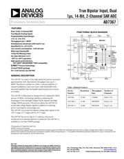 AD7367BRUZ-500RL7 数据规格书 1