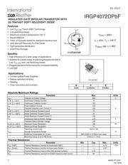IRGP4072D 数据规格书 1