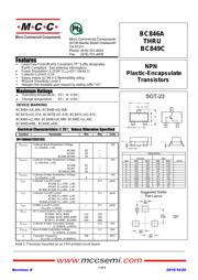 BC849C-TP 数据规格书 1