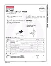 FDPF3860TYDTU datasheet.datasheet_page 1