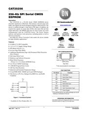 CAT25128HU4I-GT3 数据规格书 1