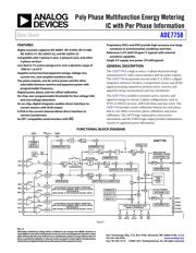 ADE7758ARWZRL Datenblatt PDF