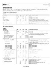 AD9516-4/PCBZ 数据规格书 4