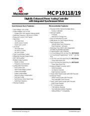 MCP19118T-E/MJVAO 数据规格书 1
