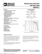 ADA4430-1 datasheet.datasheet_page 1