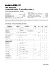 MAX250ESD 数据规格书 2