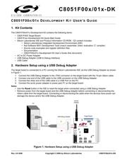 C8051F005-TB datasheet.datasheet_page 1