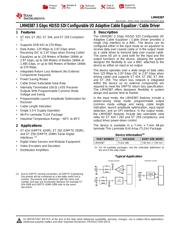 LMH0387SL/NOPB datasheet.datasheet_page 1