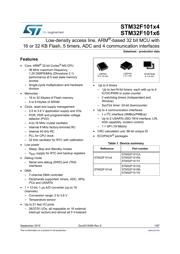 STM32F101C6T6ATR Datenblatt PDF