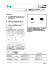 ST3222ECDR 数据规格书 1