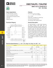 HMC734LP5E 数据规格书 1