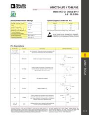 HMC734LP5E 数据规格书 5