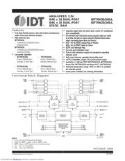 IDT70V25L25PF8 数据规格书 1