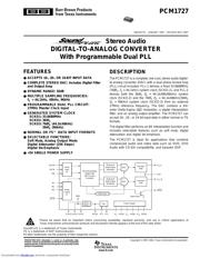 PCM1727E datasheet.datasheet_page 1