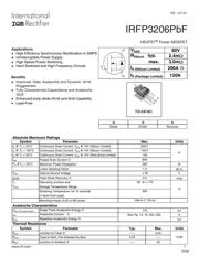 IRFP3206PBF Datenblatt PDF