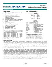 DS1077LZ-40+ Datenblatt PDF