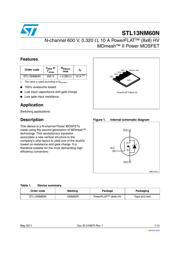 STL13NM60N 数据规格书 1