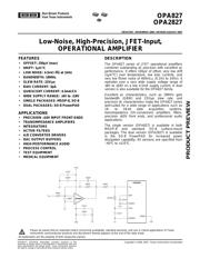 OPA827 datasheet.datasheet_page 1