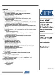 ATTINY44-15SSZ Datenblatt PDF