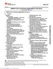 OMAPL137DZKB3 datasheet.datasheet_page 1