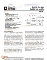 AD604 datasheet.datasheet_page 1