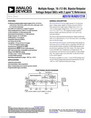 AD5761RBRUZ-RL7 Datenblatt PDF