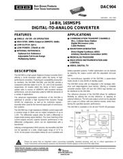 DAC904U datasheet.datasheet_page 1