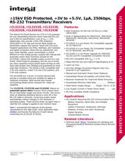 ICL3221ECV 数据规格书 1