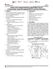 BQ24171RGYR Datenblatt PDF
