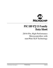 PIC18F47J13-I/PT 数据手册