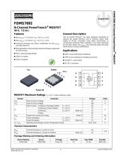 FDMS86202 datasheet.datasheet_page 1