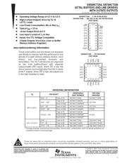 SN74HCT244PWR 数据规格书 1