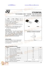 STD30NF06L datasheet.datasheet_page 1