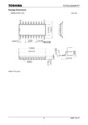 TC74LVX245FT(EL,M) 数据规格书 5