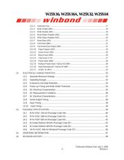 W25X64 数据规格书 3