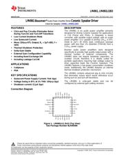 LM4961LQX/NOPB datasheet.datasheet_page 1