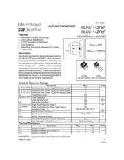 IRLU3114ZPBF datasheet.datasheet_page 1