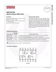 MM74HC08N datasheet.datasheet_page 1