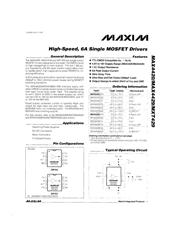 MAX4420CSA+ Datenblatt PDF