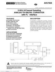 ADS7828EB/250G4 数据规格书 1