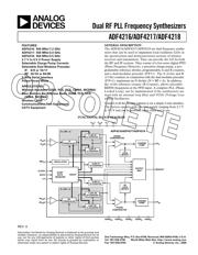 ADF4216BRUZ-RL7 datasheet.datasheet_page 1