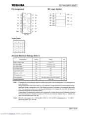 TC74AC08 datasheet.datasheet_page 2