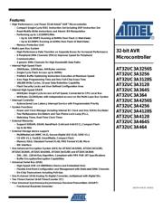 AT32UC3A3256-ALUT Datenblatt PDF