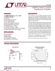 LT1227CS8#PBF Datenblatt PDF