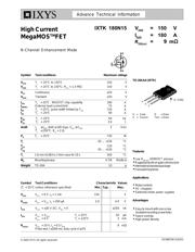 IXTK180N15 datasheet.datasheet_page 1